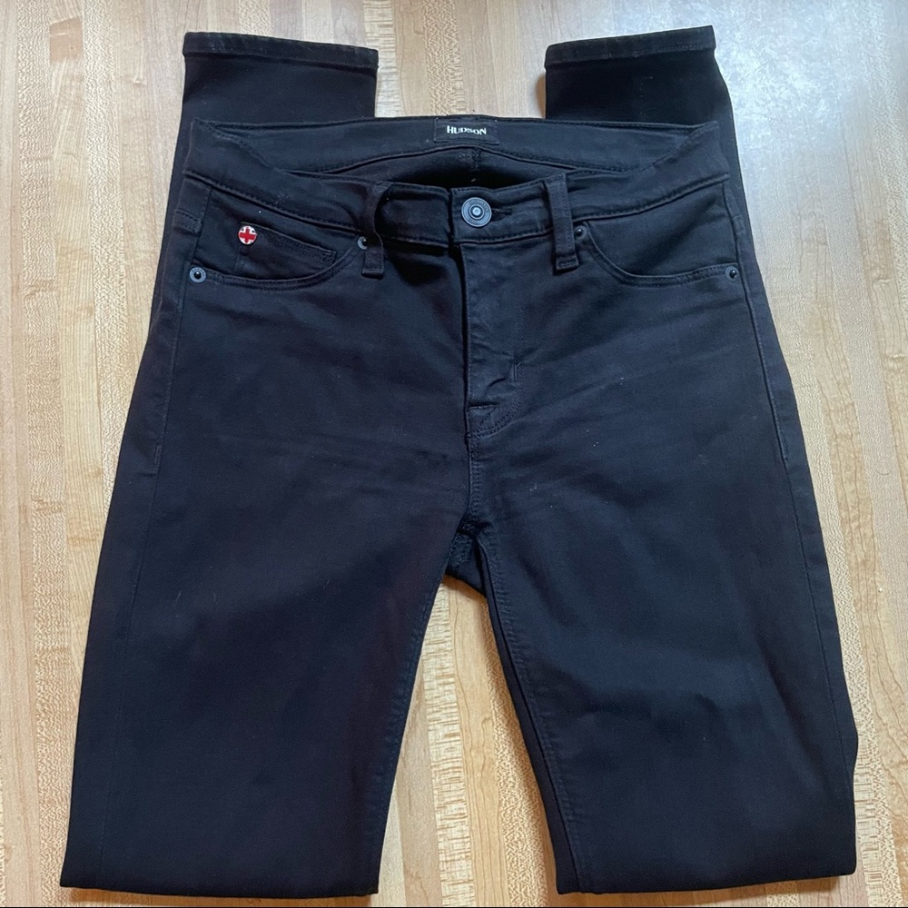 Hudson Nico Midrise Super Skinny Jeans (Size 26)